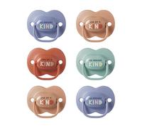 Tommee Tippee Sucettes Anytime, Forme Orthodontique Symétrique, Silicone sans BPA, 18-36 Mois, Lot de 6