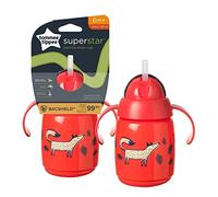 Tommee Tippee Superstar Gobelet d'entraînement avec paille 6 m + 300 ml