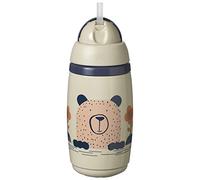 Tommee Tippee Superstar Insulated Straw Grey tasse avec paille pour enfant 12m+ 266 ml
