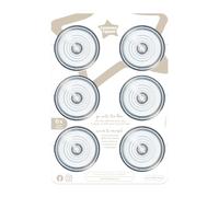 Tommee Tippee Tétines de Biberon Anti-Colique Avancé, Imitant le Sein Maternel, Débit Moyen, 3 Mois+, Lot de 6 423682