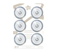 Tommee Tippee Tétines de Biberon Anti-Colique Avancé, Imitant le Sein Maternel, Débit Rapide, 6 Mois+, Lot de 6 423683