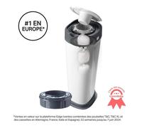 Tommee Tippee Poubelle à couches Twist & Click XL – 1x cassette antibactérienne – Blanc