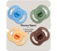 Tétine Tommee Tippee Ultra-légère Toujours en Place, conception monobloc en silicone, 18-36 mois, lot de 4