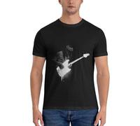TOMMUP Jaco Pastorius T-Shirt Blank t Shirts Mens Plain t Shirts Mens Graphic t-Shirts Funny Mens Vintage t Shirts Black L