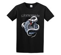 TOMMUP Short T-Shirt Whitesnake Camiseta Whitesnake Black M