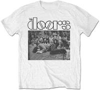TOMMUP The Doors 'Jim on The Stage Floor' T-Shirt - & ! White XL