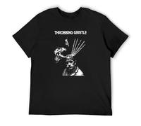 TOMMUP Throbbing Gristle - Gig Flyer - Limited Edition Tribute T-Shirt Black L