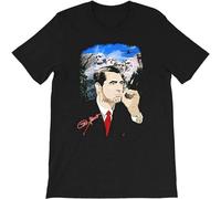 TOMMUP Trendy T-Shirt Cary Grant North Northwest Hitchcock Alfred Mount Rushmore Actor Star Movie Gift Mens Black L