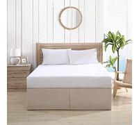 Tommy Bahama Cache-sommier sur Mesure en Coton uni, décoration d'intérieur, King Size, Beige