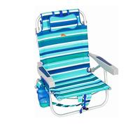 Tommy Bahama Chaise de plage pliante avec carte de remerciement Bleu