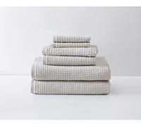 Tommy Bahama | Collection Northern Pacific - Lot de 6 Serviettes décoratives de qualité hôtelière et Spa, absorbantes et résistantes à la décoloration, Gris