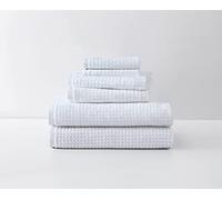 Tommy Bahama | Collection Northern Pacific - Lot de 6 Serviettes décoratives de qualité hôtelière et Spa, absorbantes et résistantes à la décoloration, Blanc