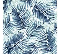 Tommy Bahama - Papier peint à décoller et à coller, papier peint tropical pour chambre à coucher, salle d'eau, cuisine, vinyle, couverture de 30,75 m² (Escape Route Collection, Azur)