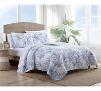 Tommy Bahama Parure de lit en Coton, Bleu, King Size