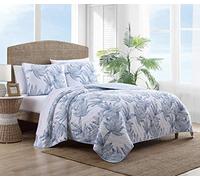 Tommy Bahama Parure de lit en Coton, Bleu, Queen Size