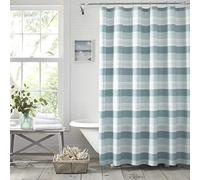 Tommy Bahama Rideau de Douche en Coton Bleu 183 x 183 cm