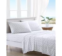 Tommy Bahama | Starfish Treasure Collection | Parure de lit légère 100% Coton lavé, croustillante et fraîche, très Grand lit, Bleu
