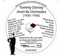 Tommy Dorsey (1935-36) And His Orchestra Restauré pour Blu-ray Audio