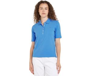 Tommy Hilfiger 1985 Reg Pique Polo SS, Polos S/S Femme, Blue Spell,
