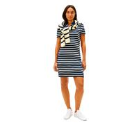 Tommy Hilfiger 1985 Slim Pique Short Sleeve Short Dress Bleu S Femme