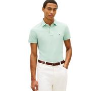Tommy Hilfiger 1985 Slim Polo Mw0mw17771 S/S, Green (Crushed Mint), XS Homme