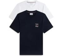 Tommy Hilfiger 2-pack Chest Graphic Navy/white Taille: XXL | T-Shirts Outlet | Homme | Bleu