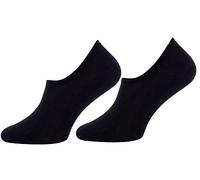Tommy Hilfiger 2-pack Invisible Chaussure-liner Chaussettes Hommes, Noirs Large/XLarge