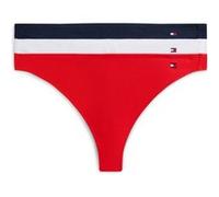 Tommy Hilfiger 3-pack Dipped Thong Fire Red/wh/nvy Taille: XL | Culottes Outlet | Femme | Rouge