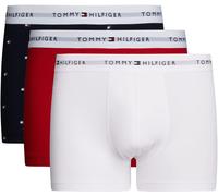 Tommy Hilfiger 3 Pack Logo Waistband Trunks AOP/Wht/Red 0W6 Petit Male