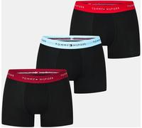 Tommy Hilfiger 3 Pack Logo Waistband Trunks Rouge/Rouge/Bleu Très grand Male