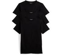 Tommy Hilfiger 3-pack Premium Essential Stretch T-shirts Black Taille: M | T-Shirts Outlet | Homme | Le Noir
