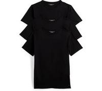 Tommy Hilfiger 3-pack Premium Essential Stretch T-shirts Black Taille: S | T-shirts Basiques Outlet | Homme | Le Noir