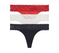Tommy Hilfiger - 3 Pack Tanga Thong - Femme - Sous-vêtements - Multicolore - Taille: 36 FR
