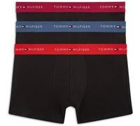 Boxer Tommy Hilfiger Trunk Color WB noir rouge bleu 3 unités - S