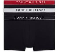 Tommy Hilfiger 3-pack Waistband Trunks White/medium Red/navy Blue Taille: S | Sous-vêtements Outlet | Homme | Bleu