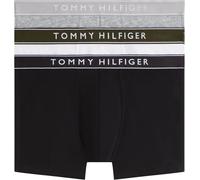Tommy Hilfiger 3P Trunk DTM UM0UM03882 Boxer pour Homme, Rouge (Mid HTHR/Blck/Th WHT), S