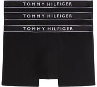 Tommy Hilfiger 3P Trunk DTM UM0UM03882 Boxer pour Homme, Rouge (Noir/Noir), L