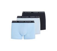 Tommy Hilfiger Boxer Homme Lot de 3 Slip Homme Sous-Vêtement, Multicolore (Vessel Blue/Breezy Blue/Desert Sky), XXL