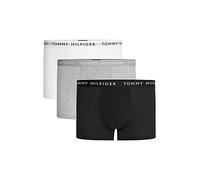 Tommy Hilfiger 3p Trunk Um0um02203 Homme Trunk, Multicolore (White/Heather Grey/White/Black), L