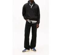 Tommy Hilfiger 90s Script Rib Fleece Sweatshirt Black Taille: S | Pulls Outlet | Homme | Le Noir