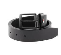 TOMMY HILFIGER Adan Leather Belt 3.5 W85 Black