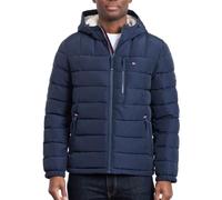 Tommy Hilfiger Adaptive Veste Matelassée Imperméable À Capuche Doublée Sherpa Manteau Homme (lot de 1)