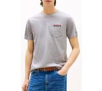 Tommy Hilfiger Americana Monotype P Regular Fit T-shirt Light Grey Taille: S | T-shirts Basiques Outlet | Homme | Gris