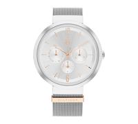 Tommy Hilfiger Analogue Multifunction Quartz Watch for Women with Silver Stainle