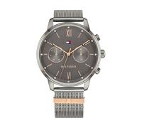 Tommy Hilfiger Analogue Multifunction Quartz Watch for Women with Stainless Steel Mesh Bracelet