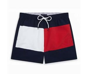 Tommy Hilfiger AR Short de Bain avec Cordon de Serrage pour Homme Taille M, Bleu (Desert Sky), L