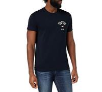 Tommy Hilfiger Arch Varsity Tee MW0MW33689 T-Shirts Manches Courtes, Bleu (Desert Sky), XS Homme
