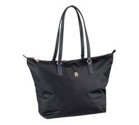 Tommy hilfiger - AW0AW15639 - Cabas Sac Femme Poppy avec Fermeture Éclair, Bleu (Space Blue), Taille Unique