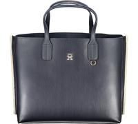 Tommy Hilfiger Femme Iconic Tommy Satchel AW0AW15692 Fourre-Tout, Bleu (Space Blue), OS