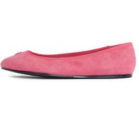 Tommy Hilfiger Ballerines Femme Hardware en Daim, Rose (Hibiscus Pink), 38